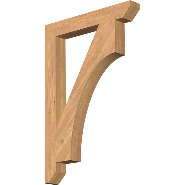 Ekena Millwork Westlake Slat Smooth Bracket, Western Red Cedar, 3 1/2"W x 26"D x 38"H BKT04X26X38WTL06SWR - main